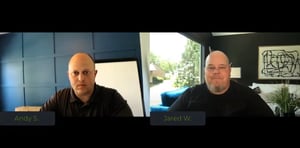 Andy S and Jared W talking about real estate data